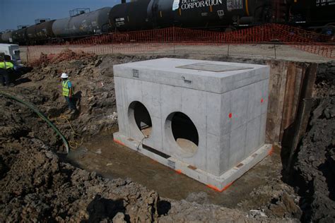 main sewer junction box drop off|in ground concrete junction box.